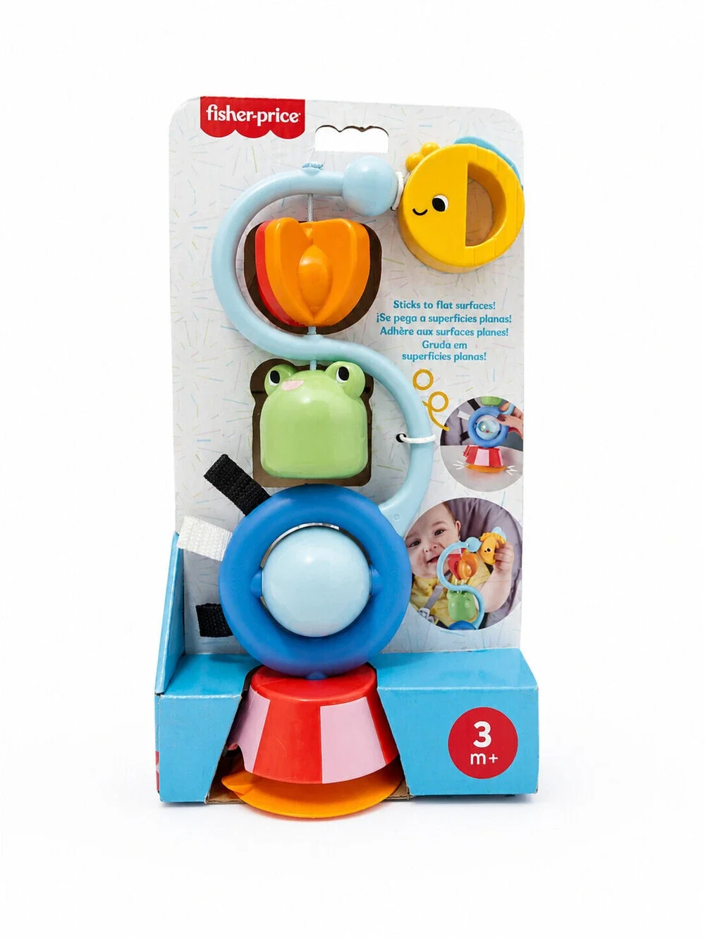 Fisher-Price Sensory Sounds High Chair Toy Suction Activity Baby 3M+ NEW